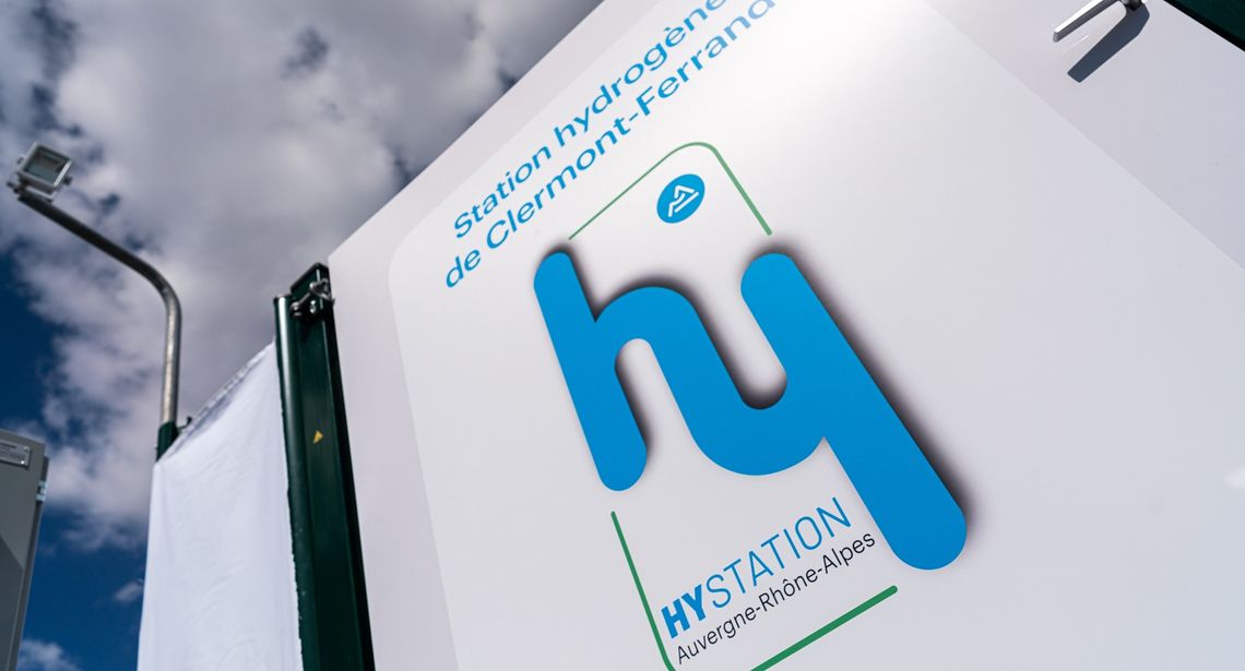 Illustration image de synthèse montrant la Station Hydrogene de Clermont-Ferrand "HyStation."