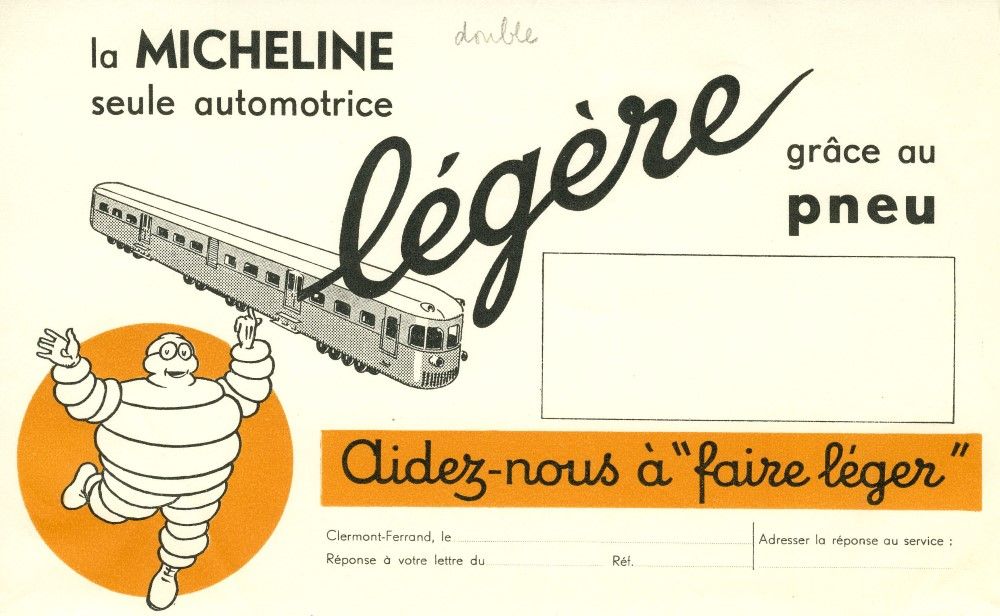 Micheline letterhead which sells its lightness.