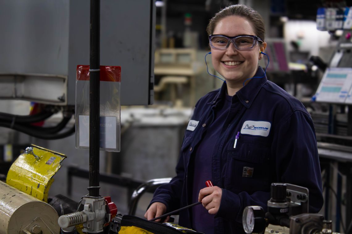 Cassidy MacNeil, Metallic Reinforcement Materials Reliability Technician, Bridgewater, Nova Scotia