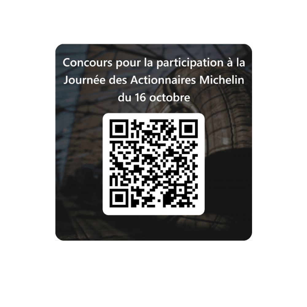 QR code à scanner pour participer au tirage au sort