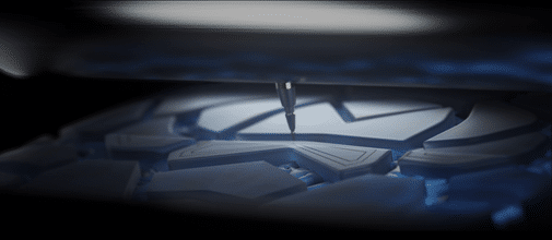 Made of a robust structure, the Vision tread pattern can be recharged by 3D printing.