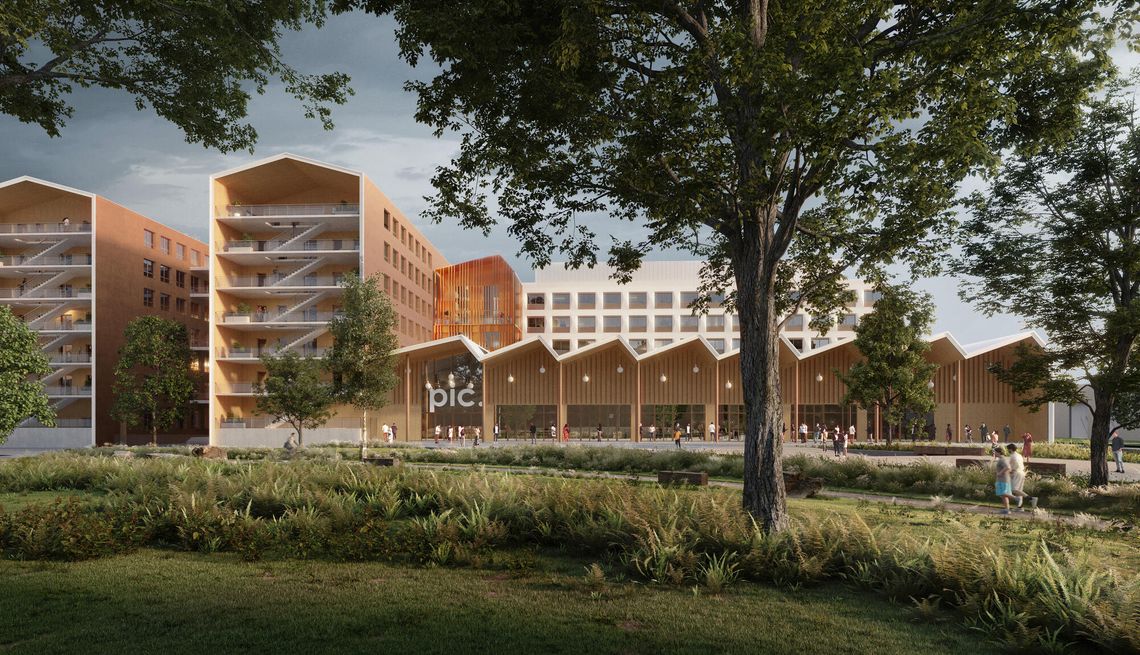 Image showing the new Michelin Innovation Park at  Cataroux in Clermont-Ferrand